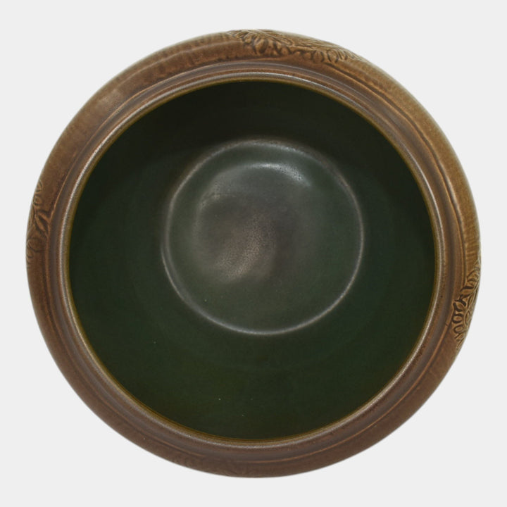 North Dakota School of Mines UND Vintage Pottery Fiddlehead Fern Vase Huckfield