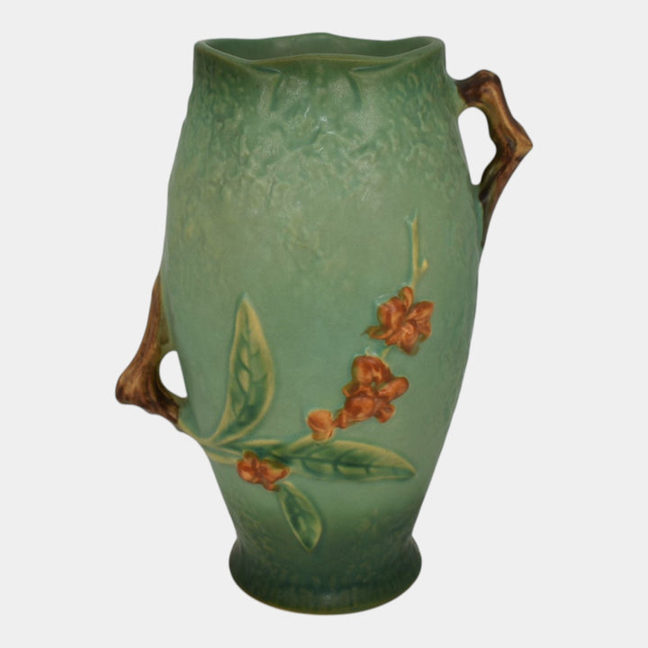 Roseville Bittersweet Green 1951 Vintage Art Pottery Ceramic Vase 883-8