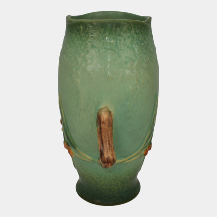 Roseville Bittersweet Green 1951 Vintage Art Pottery Ceramic Vase 883-8