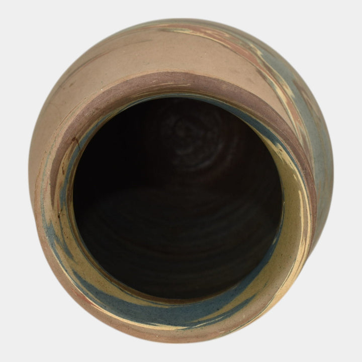 Niloak Mission Swirl 1910-24 Vintage Art Pottery Classically Shaped 9" Vase