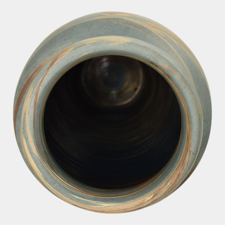 Niloak Mission Swirl 1910-24 Vintage Hand Made Art Pottery 12" Vase