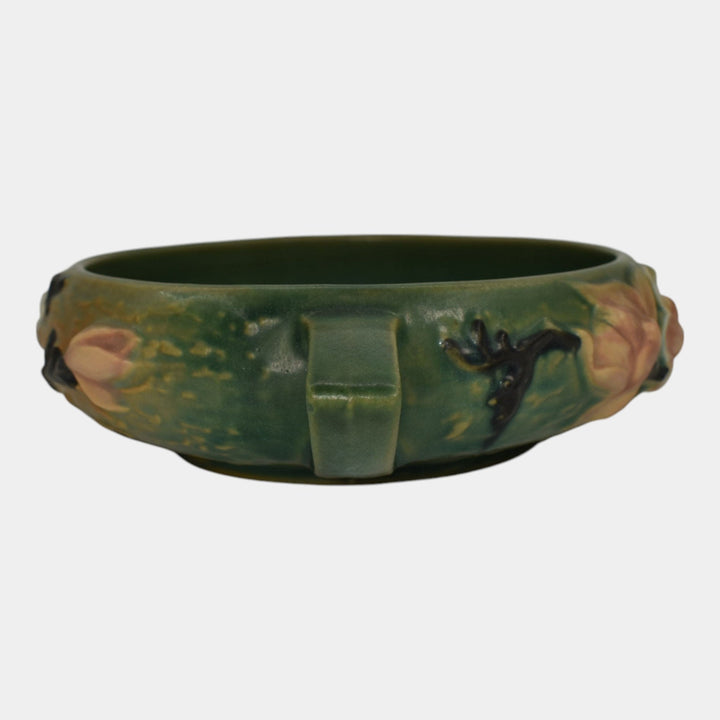 Roseville Magnolia Green 1943 Vintage Art Pottery Ceramic Bowl Planter 447-6
