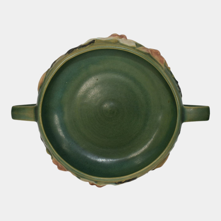 Roseville Magnolia Green 1943 Vintage Art Pottery Ceramic Bowl Planter 447-6