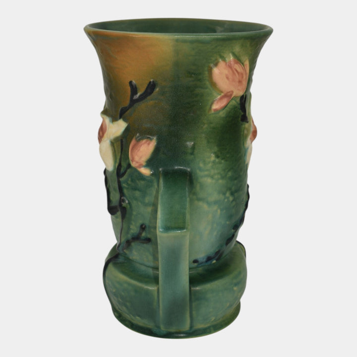 Roseville Magnolia Green 1943 Mid Century Modern Art Pottery Ceramic Vase 95-10