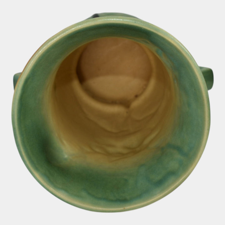 Roseville Magnolia Green 1943 Mid Century Modern Art Pottery Ceramic Vase 95-10