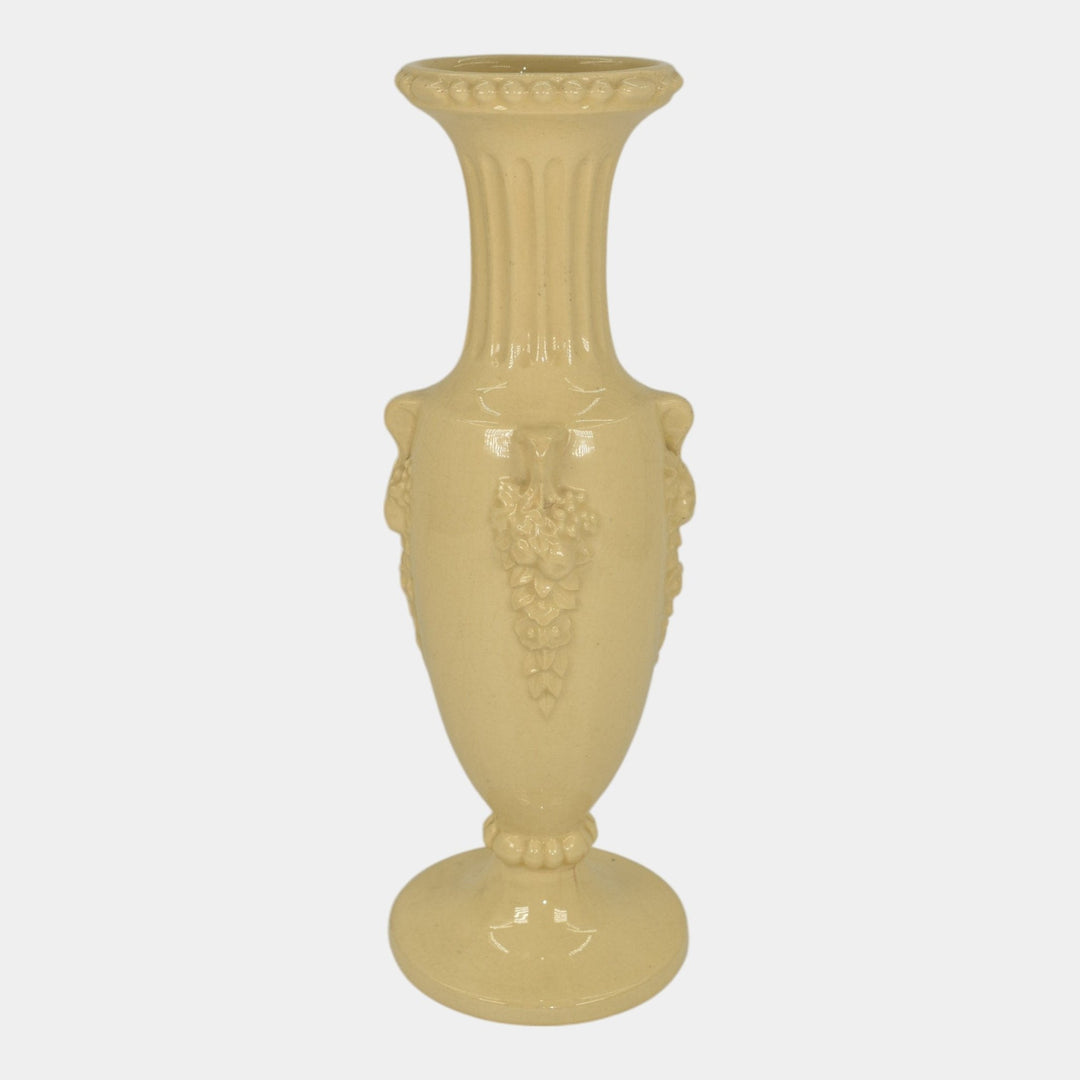 Roseville Volpato Ivory 1922 Vintage Art Pottery Ceramic Vase 209-10
