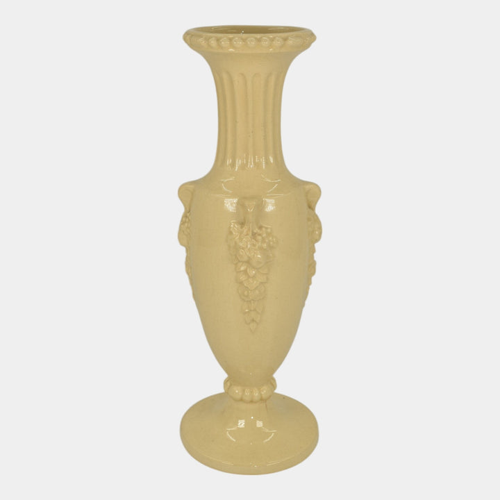 Roseville Volpato Ivory 1922 Vintage Art Pottery Ceramic Vase 209-10