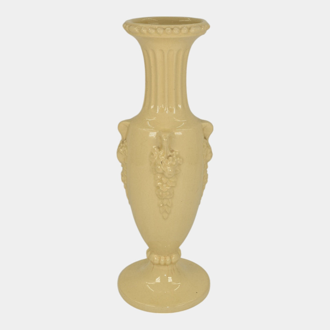 Roseville Volpato Ivory 1922 Vintage Art Pottery Ceramic Vase 209-10