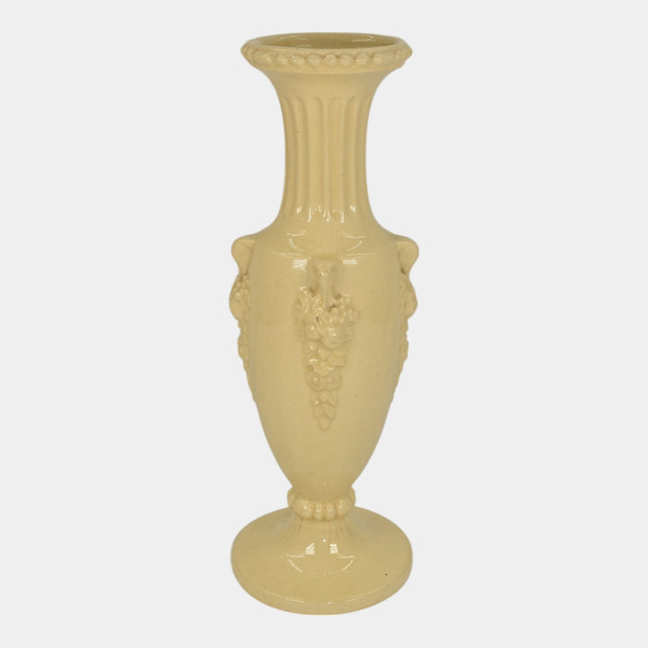 Roseville Volpato Ivory 1922 Vintage Art Pottery Ceramic Vase 209-10