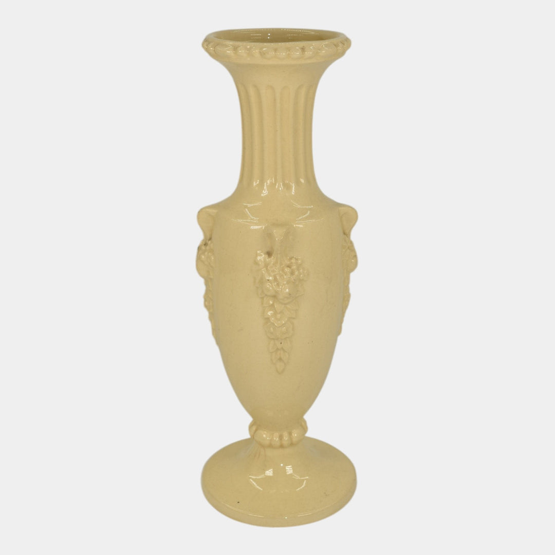 Roseville Volpato Ivory 1922 Vintage Art Pottery Ceramic Vase 209-10