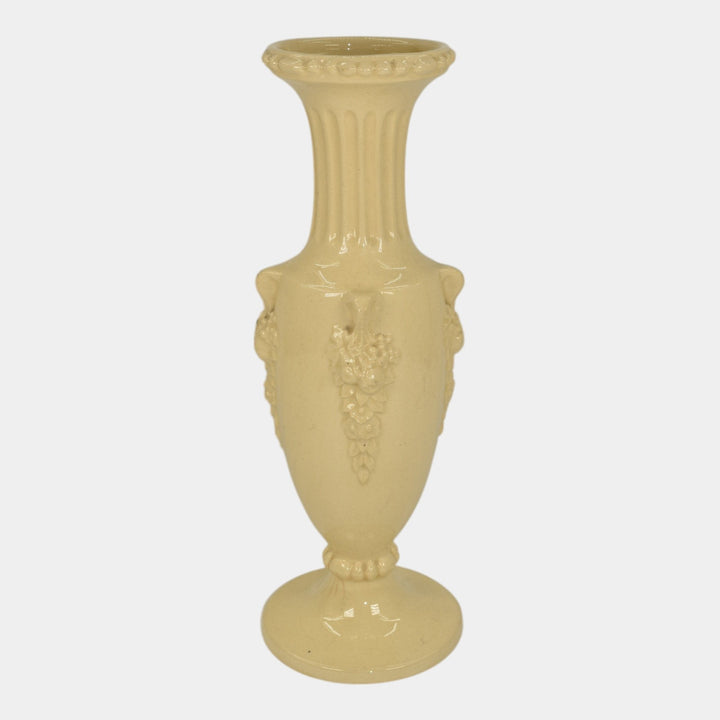 Roseville Volpato Ivory 1922 Vintage Art Pottery Ceramic Vase 209-10