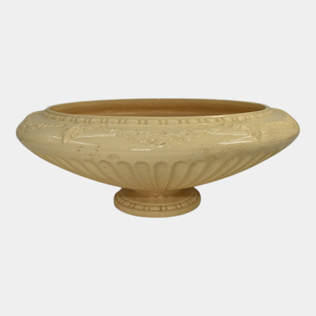 Roseville Volpato 1922 Vintage Art Pottery Ceramic Compote Bowl 13-10