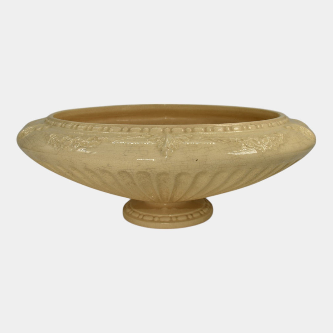 Roseville Volpato 1922 Vintage Art Pottery Ceramic Compote Bowl 13-10 - Just Art Pottery