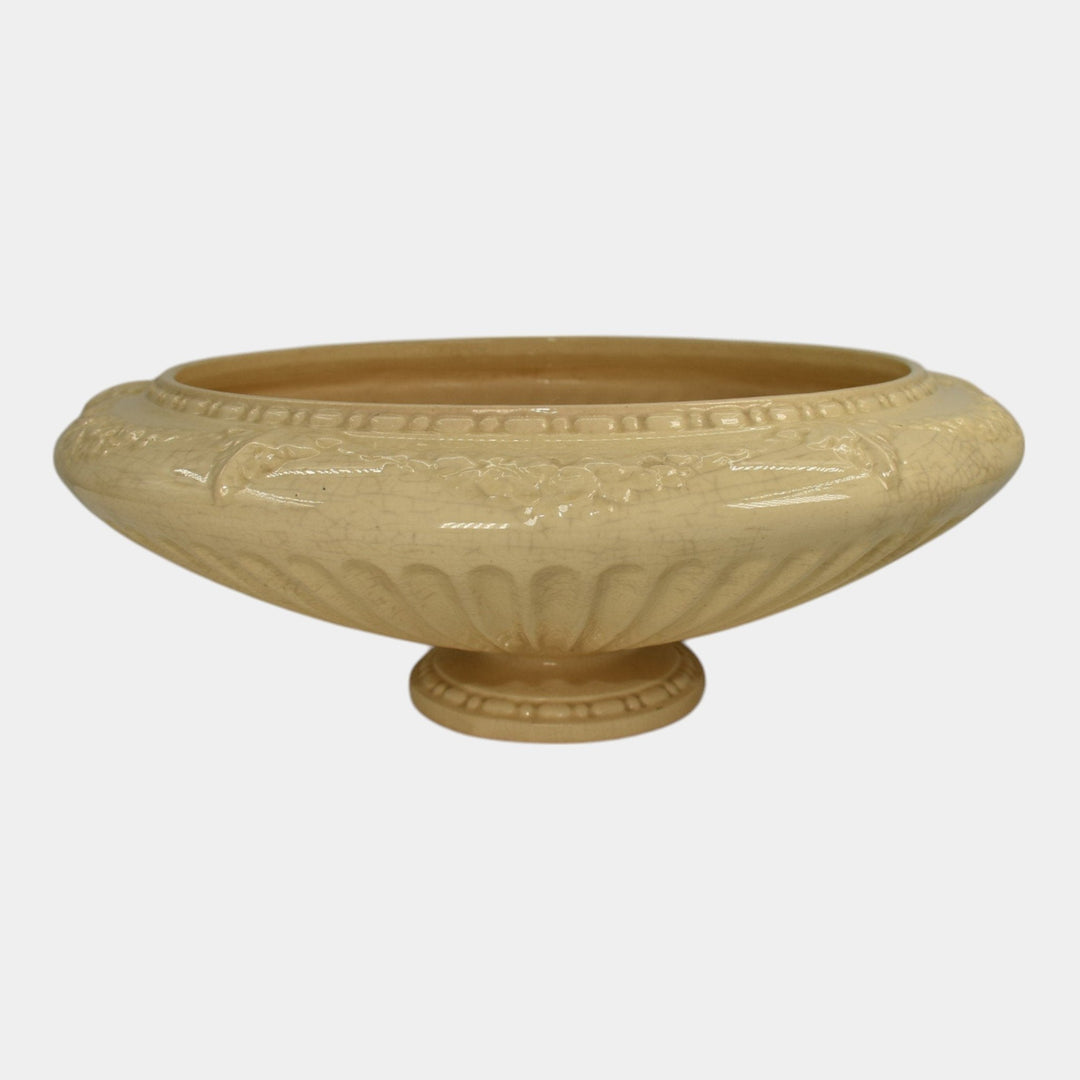 Roseville Volpato 1922 Vintage Art Pottery Ceramic Compote Bowl 13-10 - Just Art Pottery