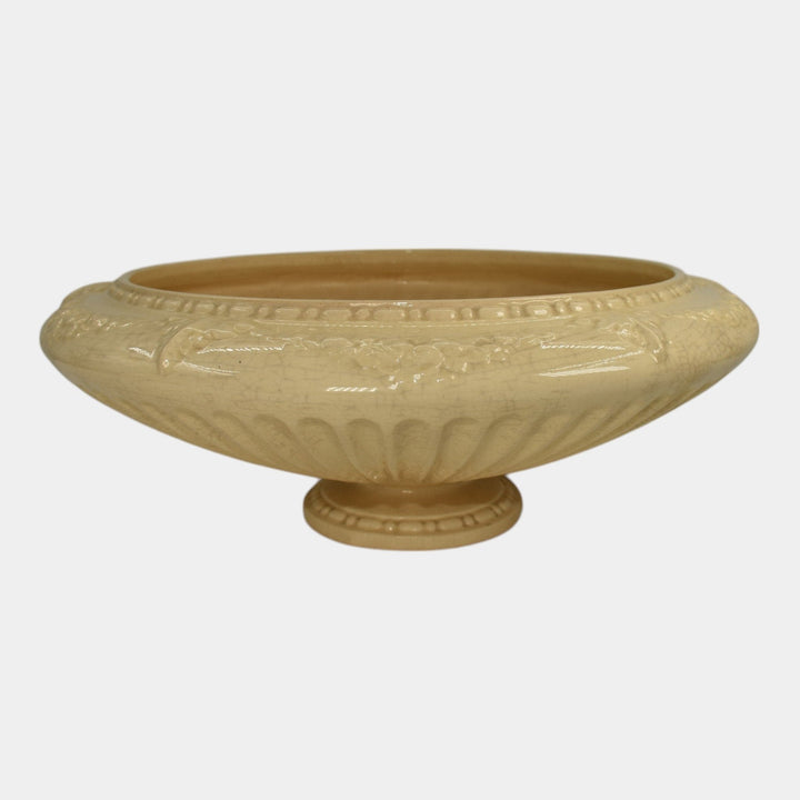 Roseville Volpato 1922 Vintage Art Pottery Ceramic Compote Bowl 13-10 - Just Art Pottery