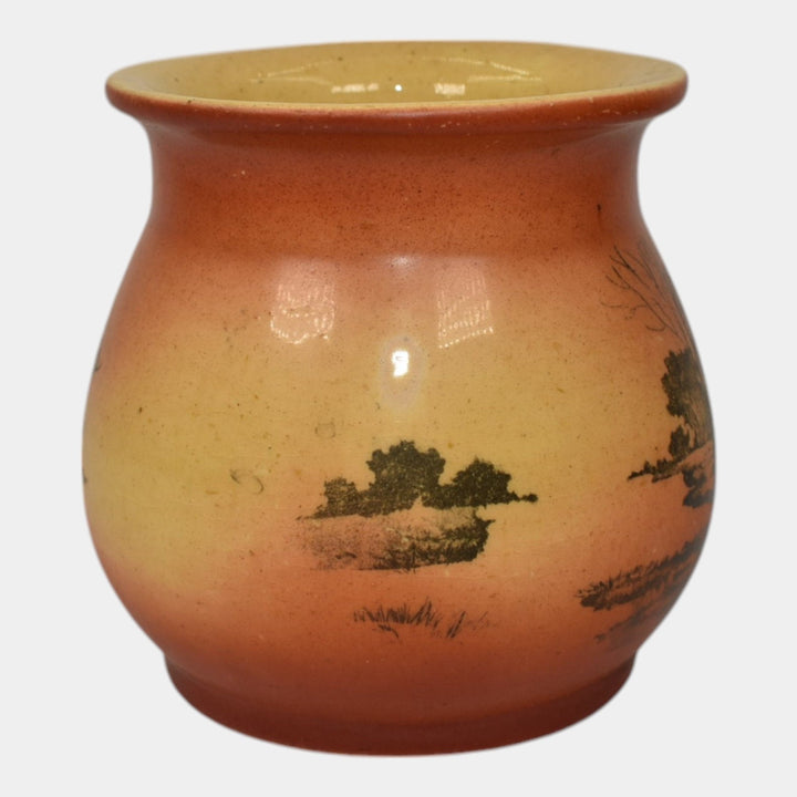 Roseville Autumn 1910 Vintage Art Pottery Ceramic Shaving Mug