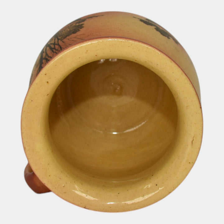 Roseville Autumn 1910 Vintage Art Pottery Ceramic Shaving Mug