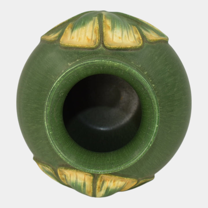 Ephraim Faience 2005 Arts and Crafts Pottery Matte Green Nostalgia Vase 243