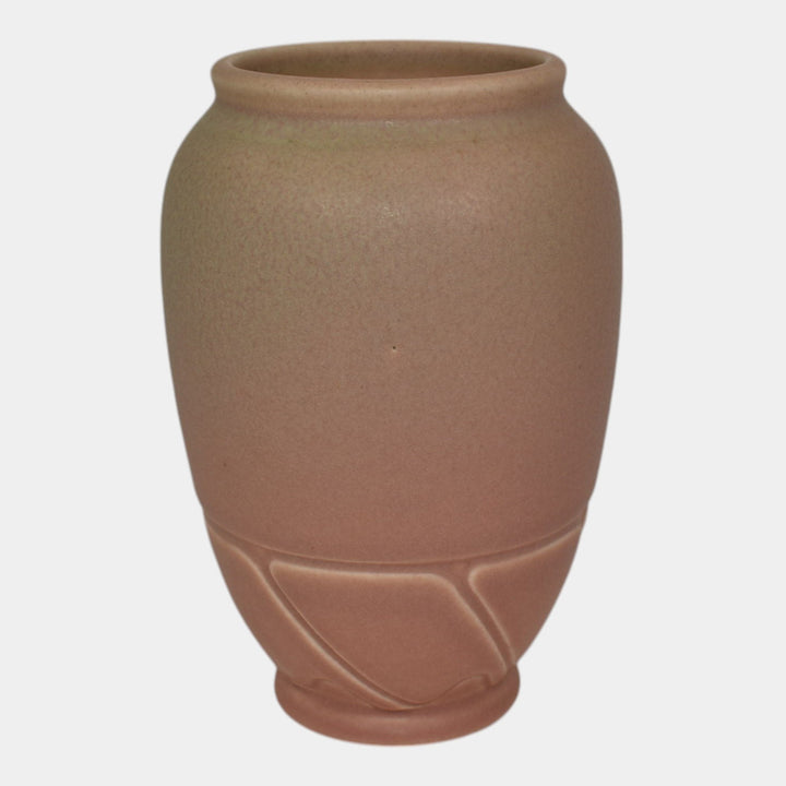 Rookwood 1921 Vintage Art Deco Pottery Green Over Pink Ceramic Flower Vase 2283