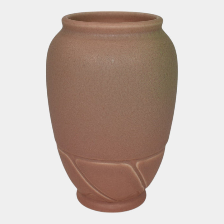 Rookwood 1921 Vintage Art Deco Pottery Green Over Pink Ceramic Flower Vase 2283