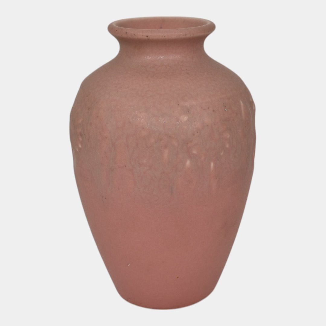 Rookwood 1928 Vintage Art Pottery Pink Ceramic Flower Vase 2591