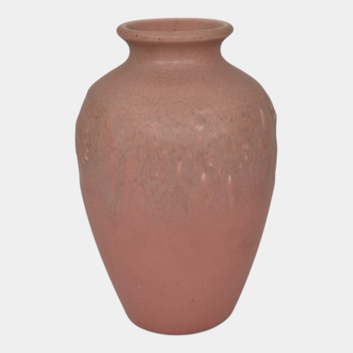 Rookwood 1928 Vintage Art Pottery Pink Ceramic Flower Vase 2591
