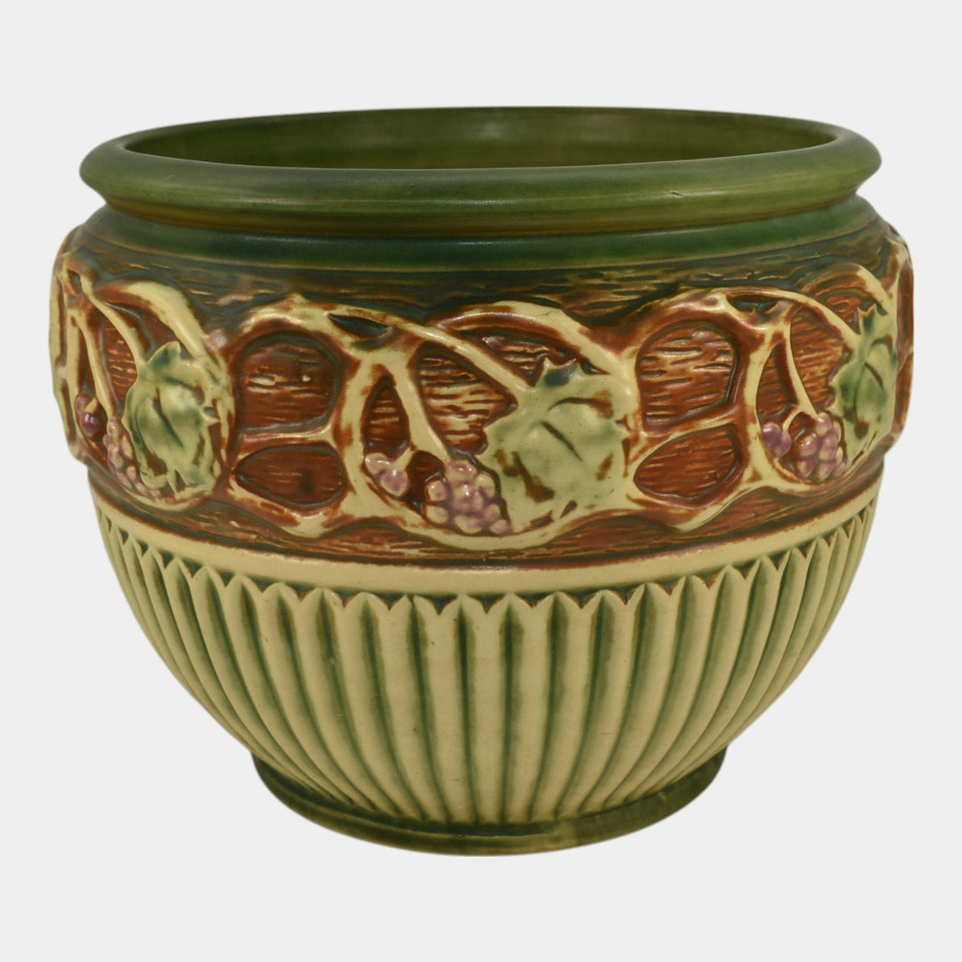 Roseville Normandy 1928 Vintage Art Pottery Ceramic Jardiniere Planter 609-8 - Just Art Pottery