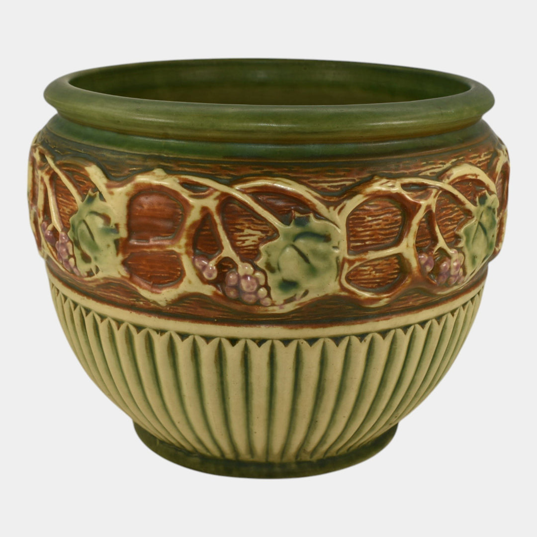 Roseville Normandy 1928 Vintage Art Pottery Ceramic Jardiniere Planter 609-8 - Just Art Pottery