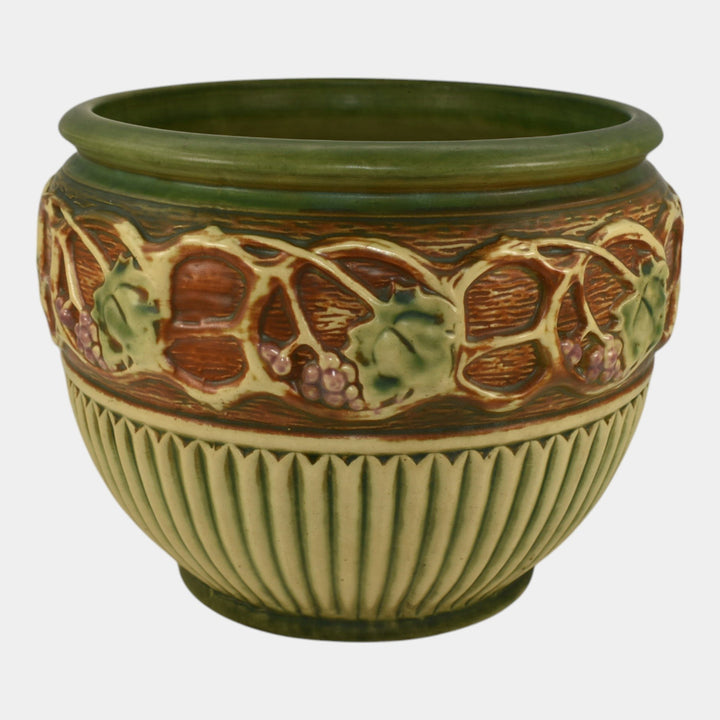 Roseville Normandy 1928 Vintage Art Pottery Ceramic Jardiniere Planter 609-8 - Just Art Pottery
