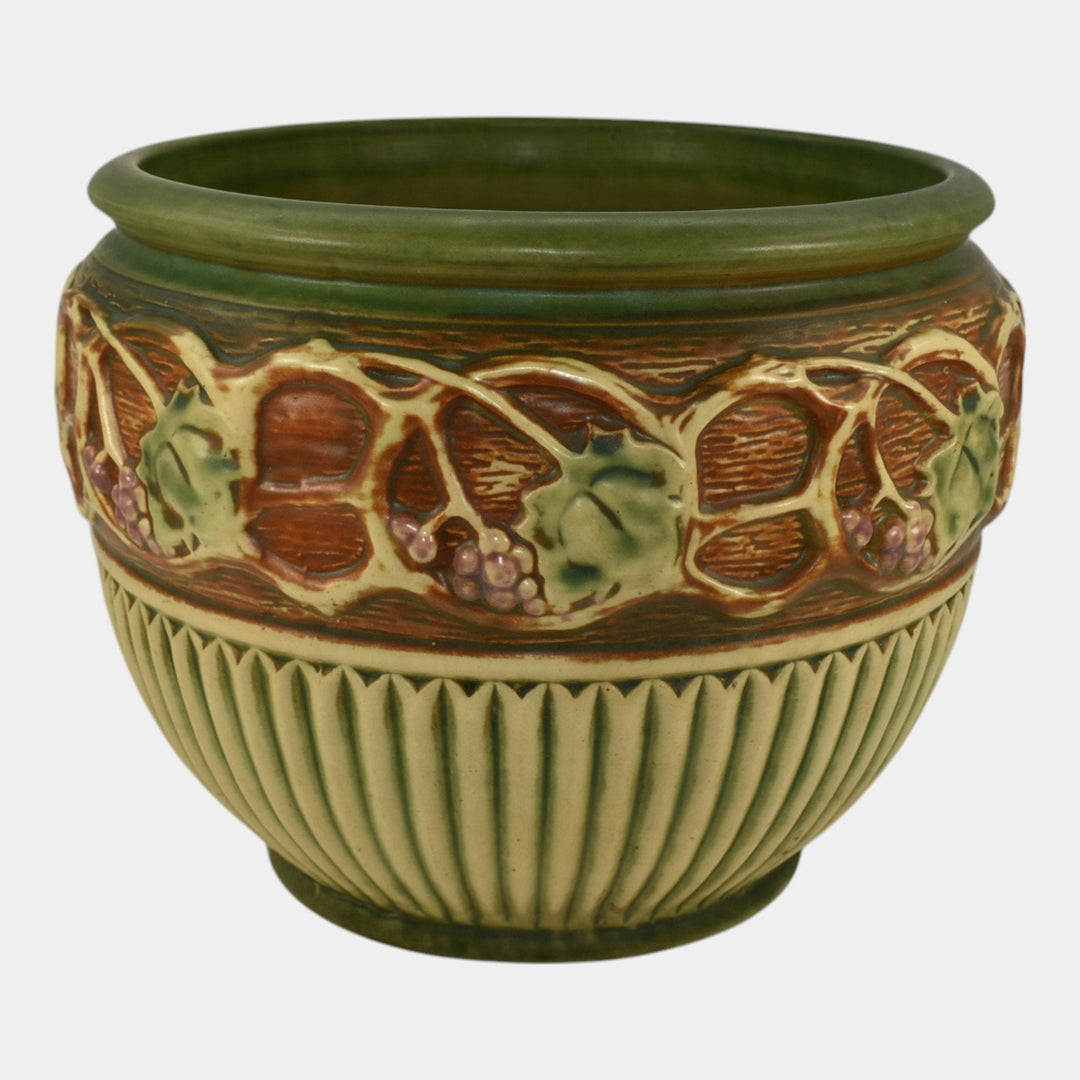 Roseville Normandy 1928 Vintage Art Pottery Ceramic Jardiniere Planter 609-8