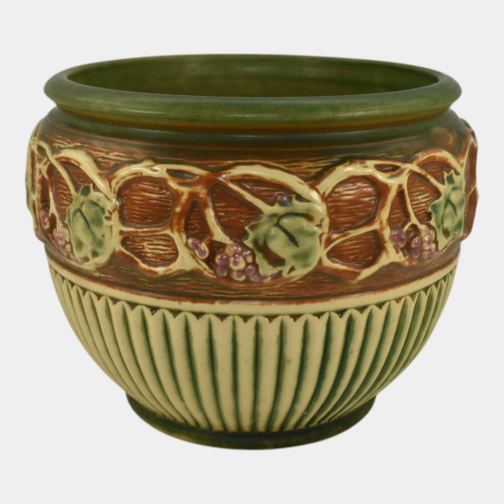 Roseville Normandy 1928 Vintage Art Pottery Ceramic Jardiniere Planter 609-8 - Just Art Pottery