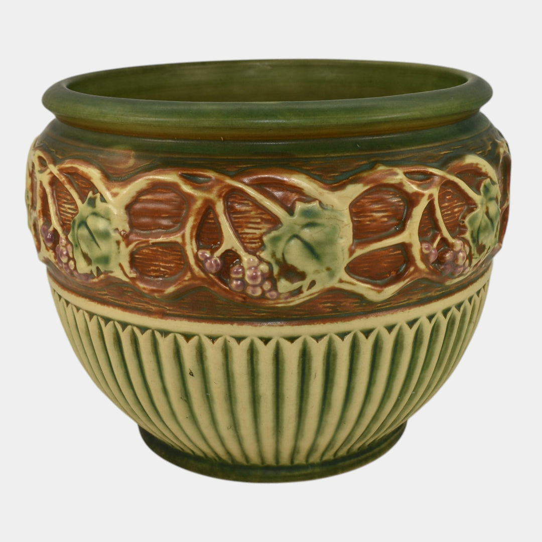 Roseville Normandy 1928 Vintage Art Pottery Ceramic Jardiniere Planter 609-8 - Just Art Pottery