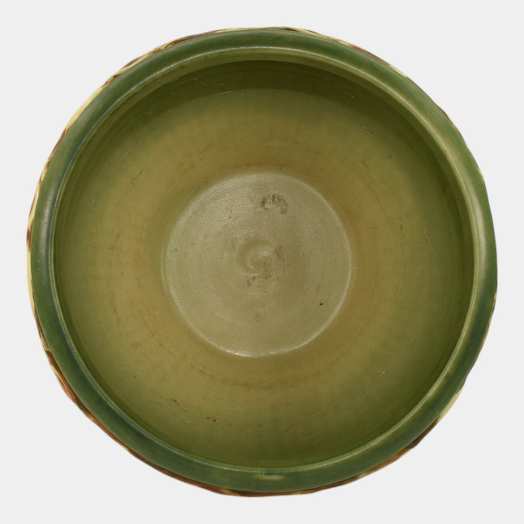 Roseville Normandy 1928 Vintage Art Pottery Ceramic Jardiniere Planter 609-8 - Just Art Pottery