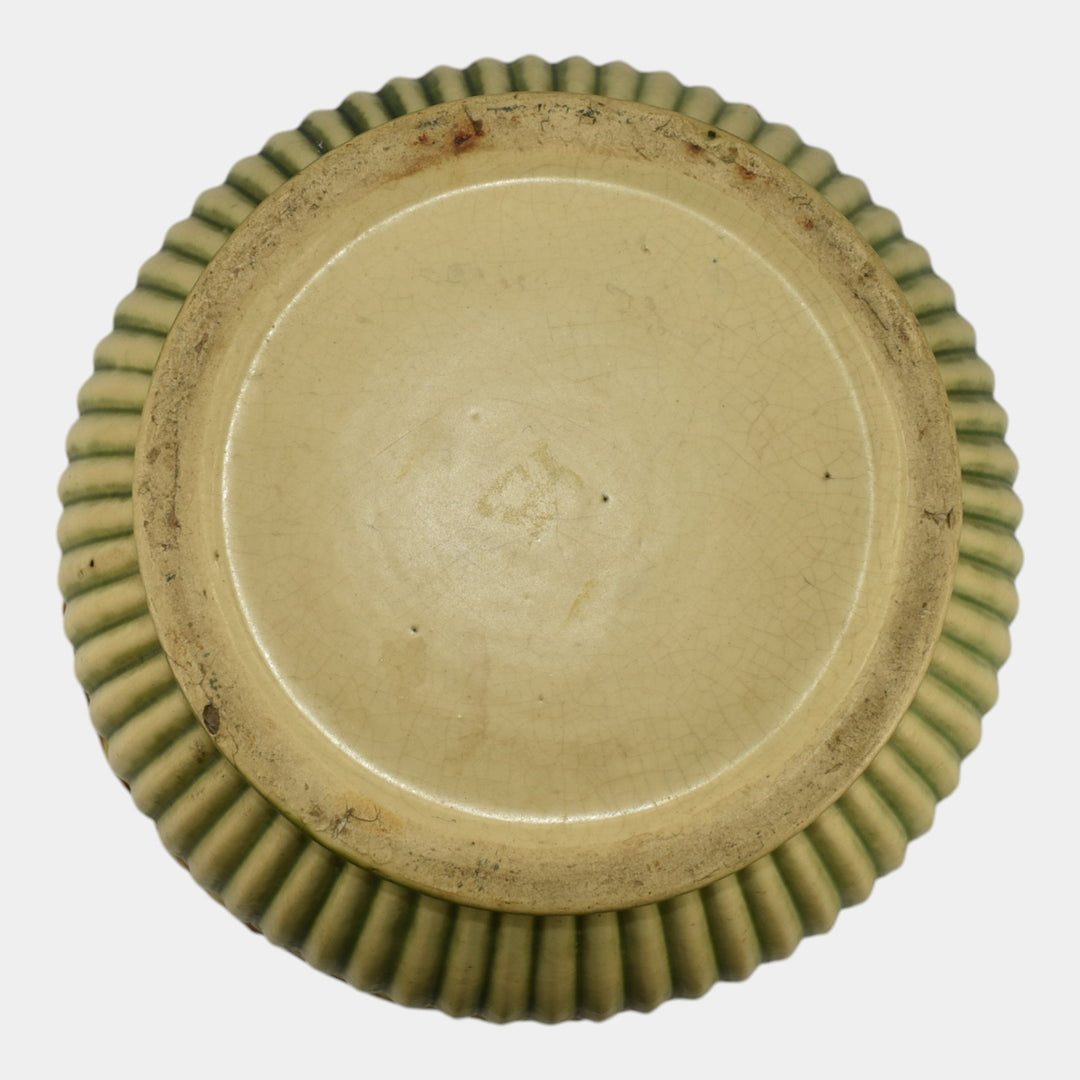 Roseville Normandy 1928 Vintage Art Pottery Ceramic Jardiniere Planter 609-8 - Just Art Pottery