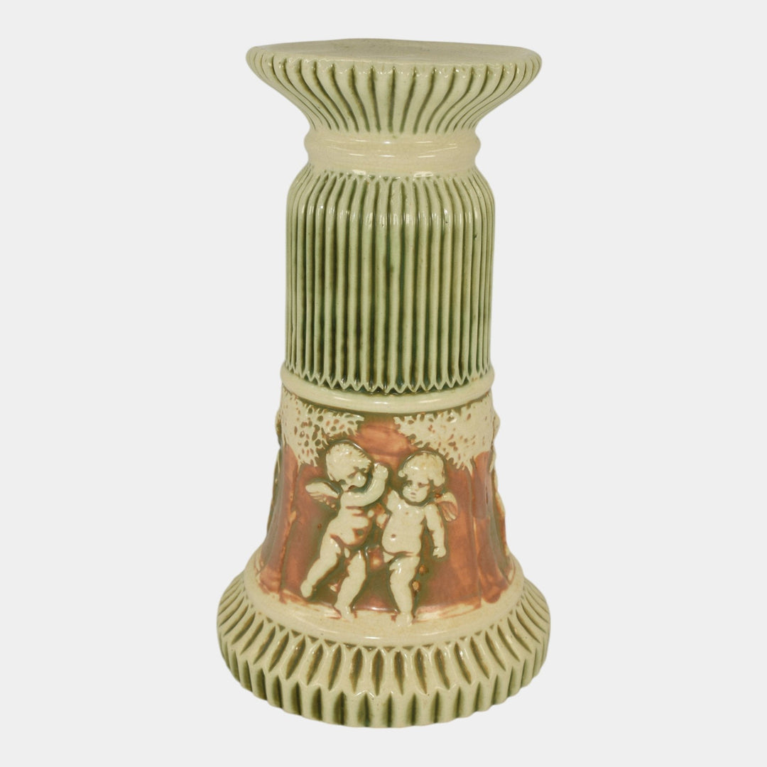 Roseville Donatello 1916 Vintage Art Pottery Small Ceramic Pedestal