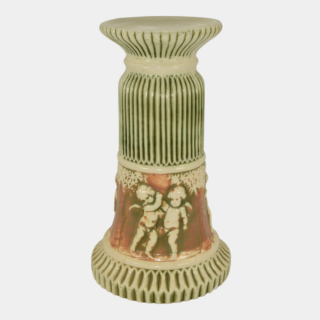 Roseville Donatello 1916 Vintage Art Pottery Small Ceramic Pedestal