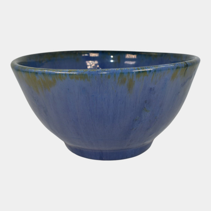Fulper Arts And Crafts Pottery Blue Glaze Ceramic Bowl 45