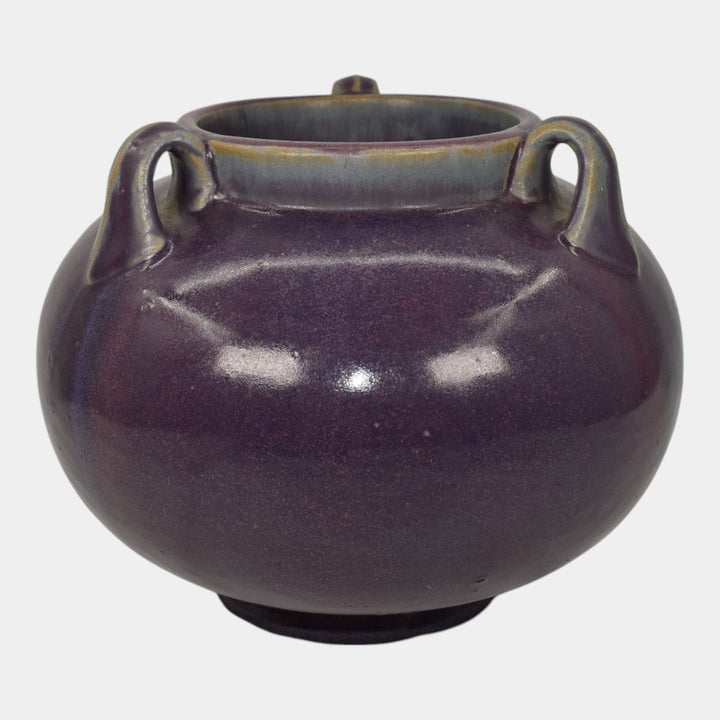 Fulper Arts And Crafts Pottery Purple Ceramic Vase 564