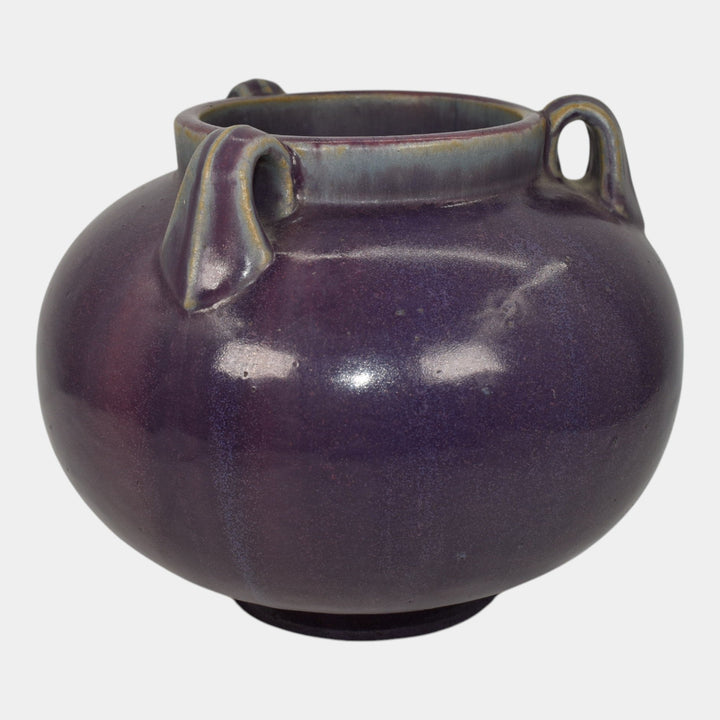 Fulper Arts And Crafts Pottery Purple Ceramic Vase 564
