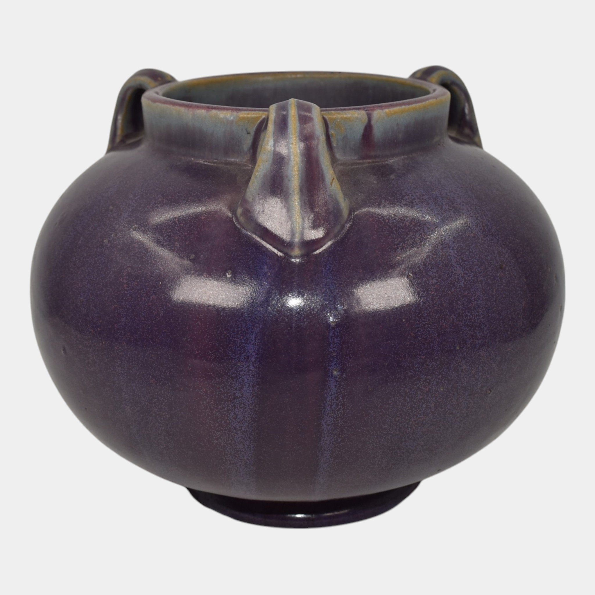 Fulper Arts And Crafts Pottery Purple Ceramic Vase 564