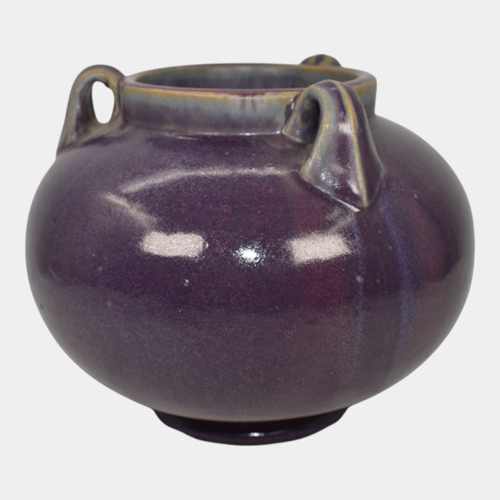 Fulper Arts And Crafts Pottery Purple Ceramic Vase 564
