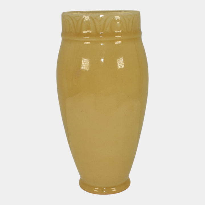 Rookwood 1915 Vintage Art Pottery Yellow Nacreous Porcelain Vase 2214