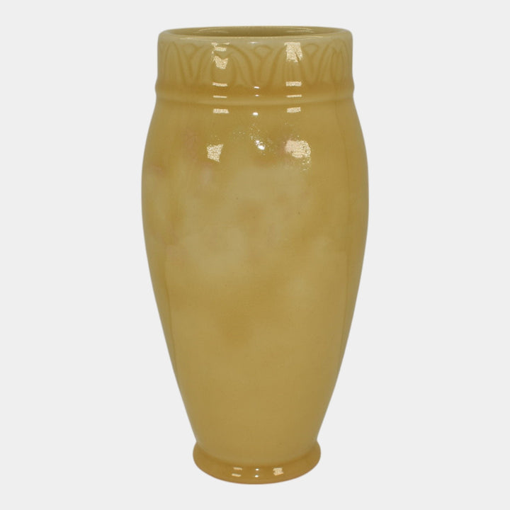 Rookwood 1915 Vintage Art Pottery Yellow Nacreous Porcelain Vase 2214