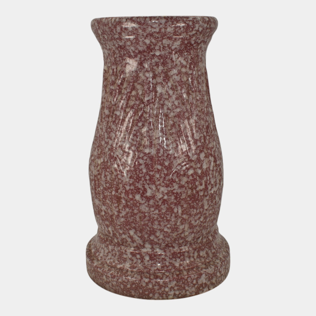 Robinson Ransbottom Vintage Pottery Mottled Pink Ceramic Pedestal