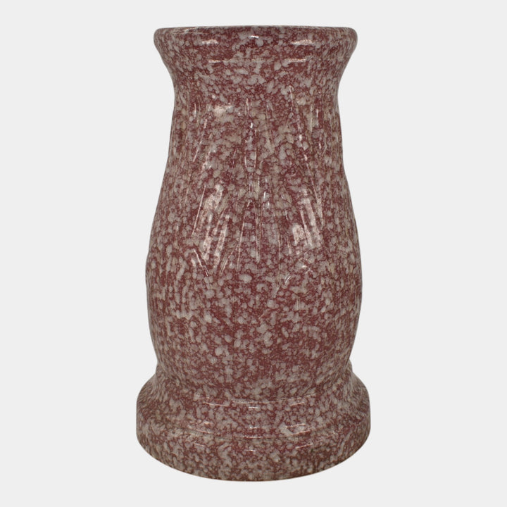 Robinson Ransbottom Vintage Pottery Mottled Pink Ceramic Pedestal