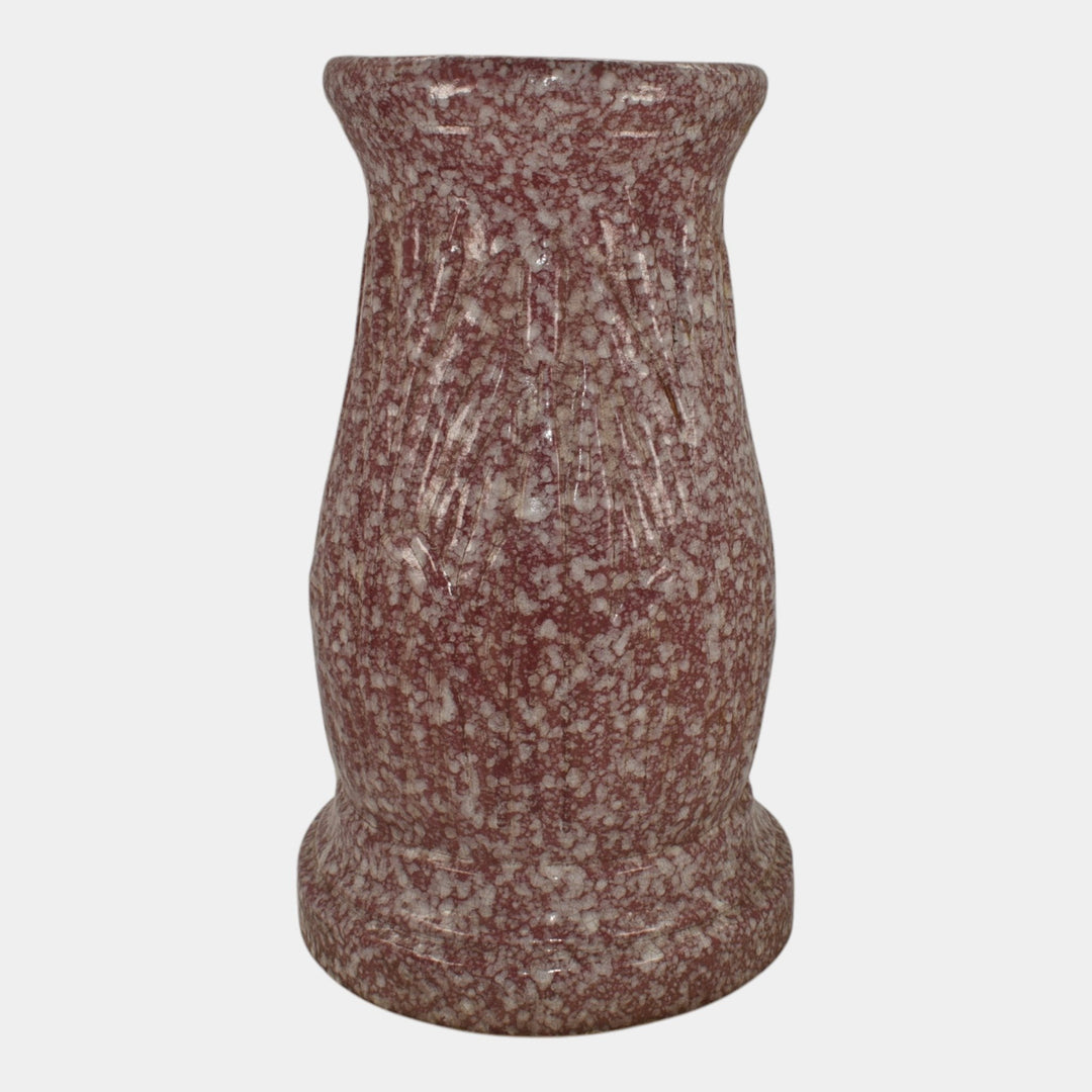 Robinson Ransbottom Vintage Pottery Mottled Pink Ceramic Pedestal
