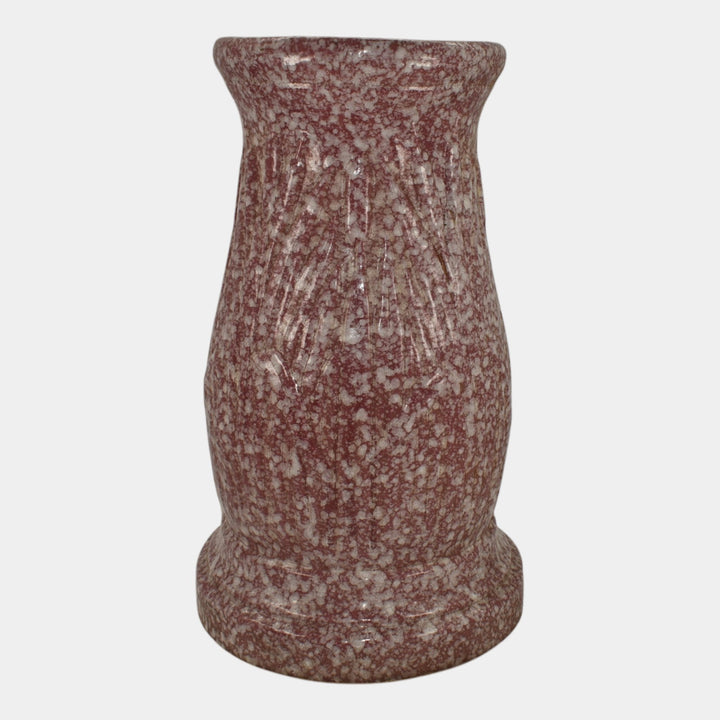 Robinson Ransbottom Vintage Pottery Mottled Pink Ceramic Pedestal