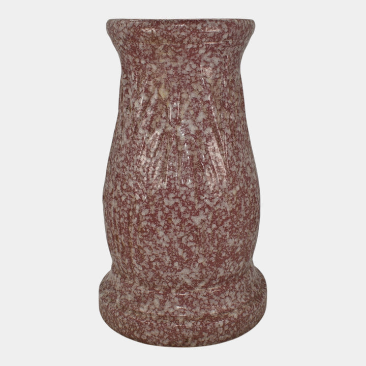 Robinson Ransbottom Vintage Pottery Mottled Pink Ceramic Pedestal