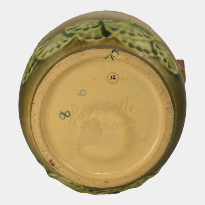 Roseville Primrose Tan 1936 Vintage Art Pottery Ceramic Vase 770-10