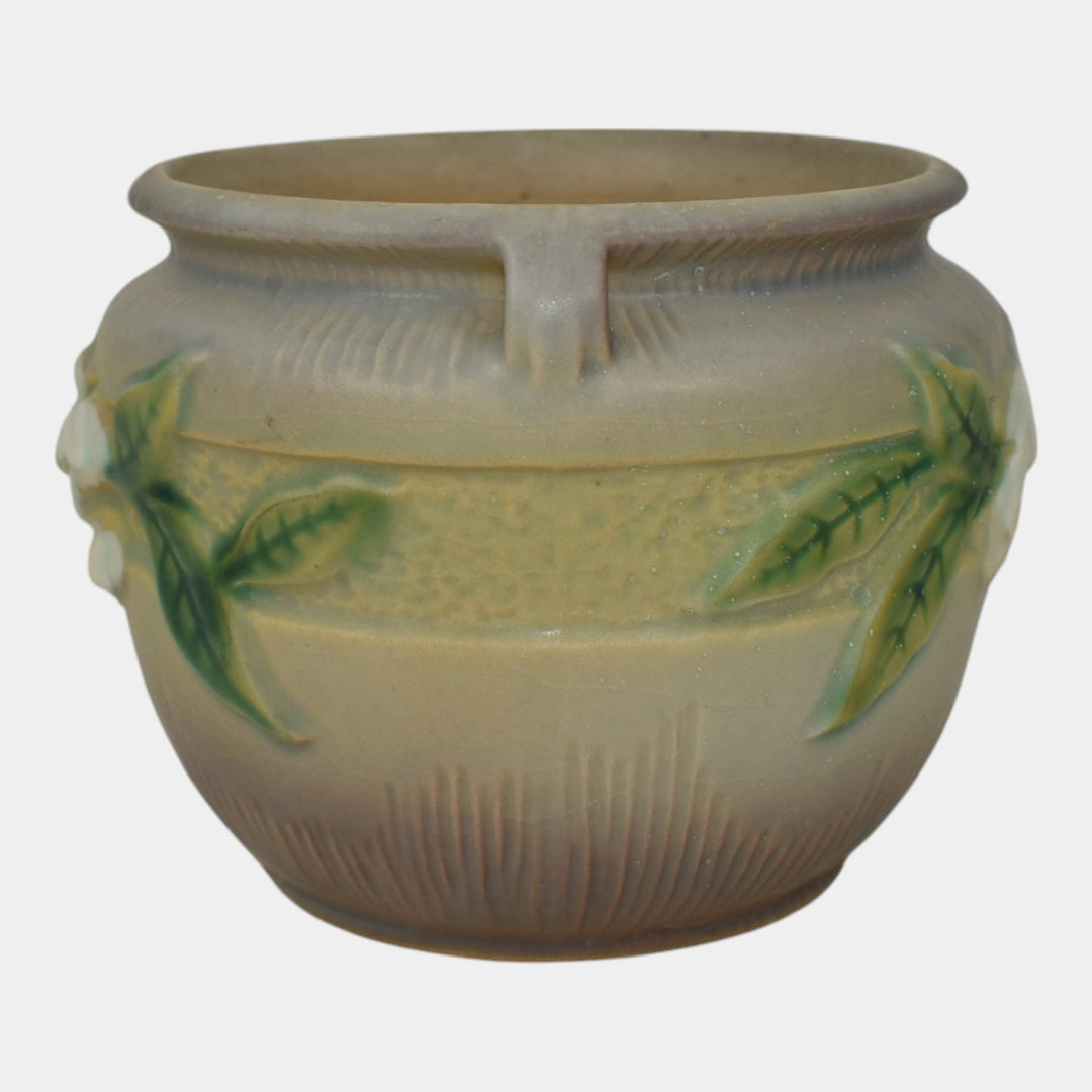 Roseville Gardenia Gray 1950 Mid Century Art Pottery Jardiniere Planter 600-4